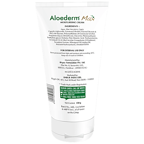 Buy Aloederm Light & Non Greasy Moisturising Cream Online at Best Price