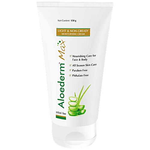 Aloederm Light & Non Greasy Moisturising Cream, 150 g  
