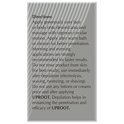 Buy Uproot Hair Growth Lotion Retarding Formula Online at Best Price