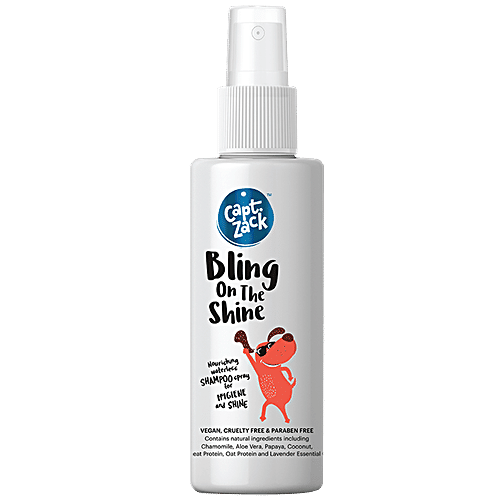 Captain Zack Bling on The Shine Dry Shampoo for Dogs, 50 ml  