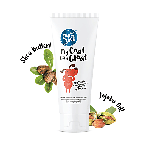 Captain Zack My Coat Can Gloat Leave-In Conditioner For Dogs, 100 g  