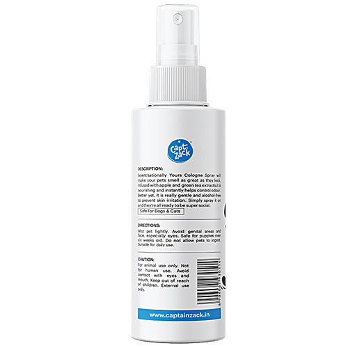 Captain Zack Scent'sationally Yours Free Cologne, 100 ml  