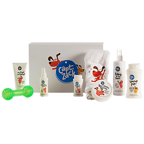 Captain Zack The Pug Groom Box, 7 pcs  