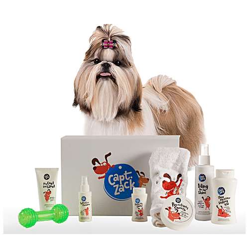 Captain Zack The Shih Tzu Groom Box, 7 pcs  