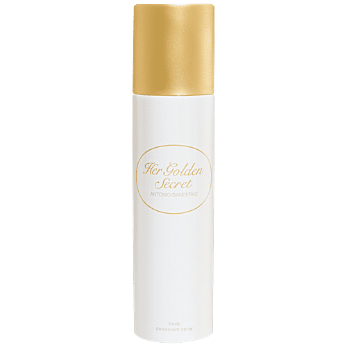 Antonio Banderas Her Golden Secret Eau De Toilette + Deodorant Spray, 2 pcs  