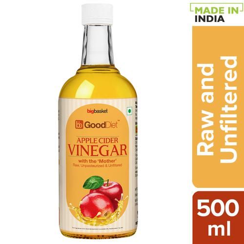 GoodDiet Apple Cider Vinegar With Mother, 500 ml  