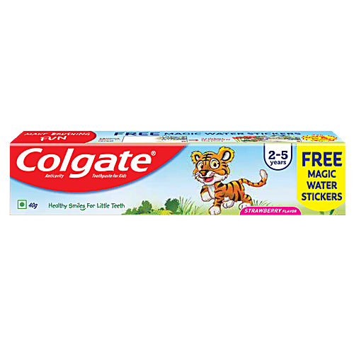Buy Colgate Kids Anticavity Toothpaste 25 years, Strawberry Flavour Online at Best Price of