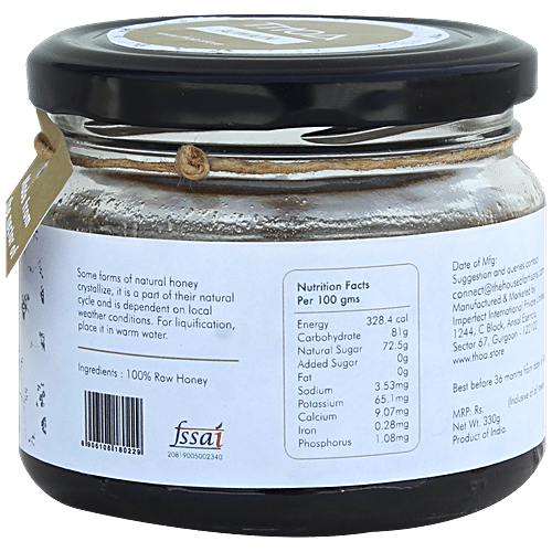 Thoa Uni-fForal Ajwain Honey, 330 g Glass Jar 