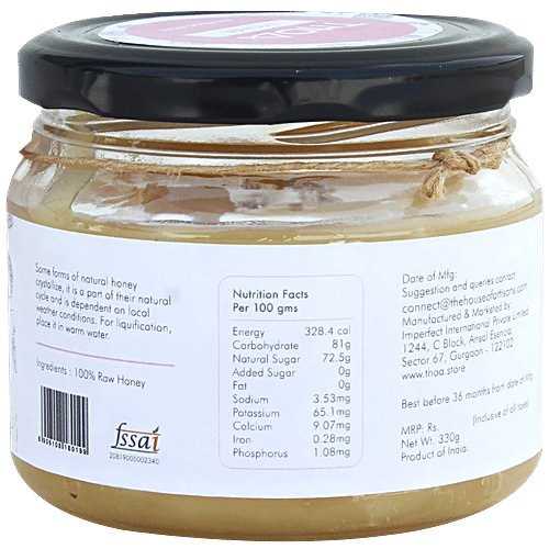 Thoa Uni-Floral Lychee Honey, 330 g Glass jar 