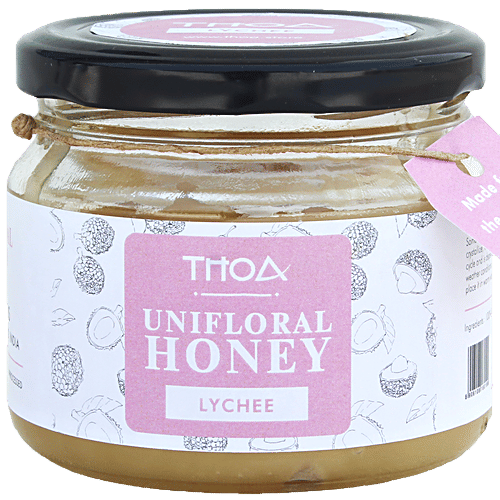 Thoa Uni-Floral Lychee Honey, 330 g Glass jar 