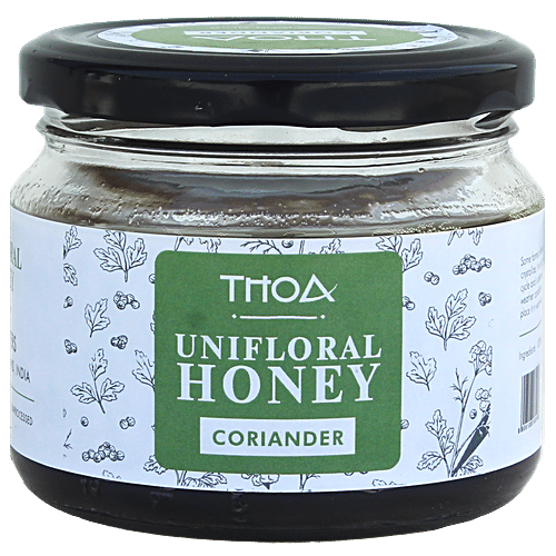 Thoa Uni-Floral Coriander Honey, 330 g Glass jar 