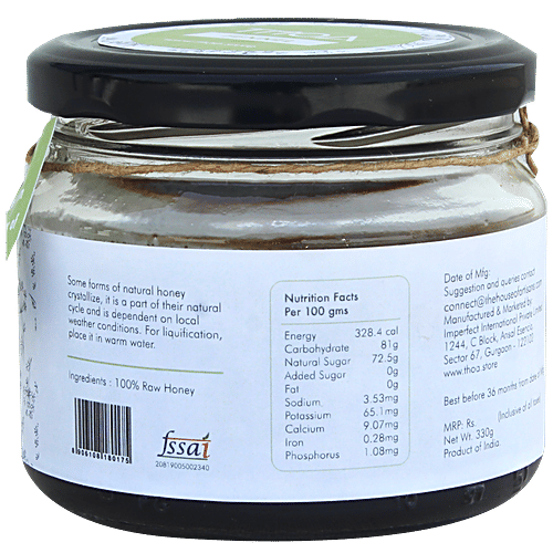 Thoa Uni-Floral Fennel Honey, 330 g Glass jar 