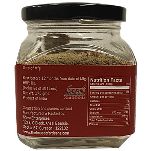 Thoa Italian Herbs & Red Wine Vinegar Salt, 175 g Glass jar 