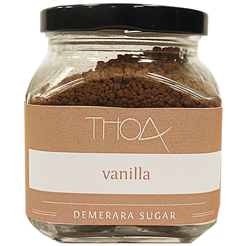 Thoa Vanilla Demerara Sugar, 175 g Glass Jar 