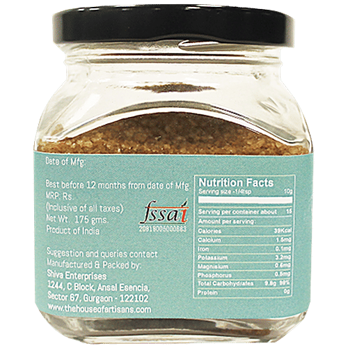 Thoa Citrus & Mint Demerara Sugar, 175 g Glass jar 