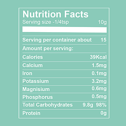 Thoa Citrus & Mint Demerara Sugar, 175 g Glass jar 