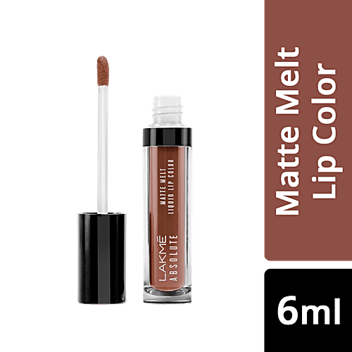 Lakme Absolute Matte Melt Liquid Lip Colour, 6 ml Natural Nude 
