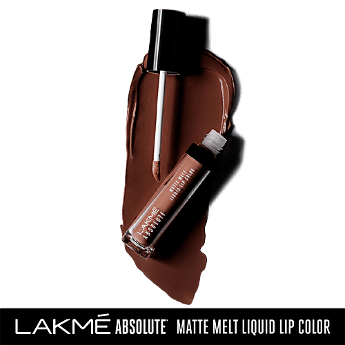 Lakme Absolute Matte Melt Liquid Lip Colour, 6 ml Cocoa Butter 