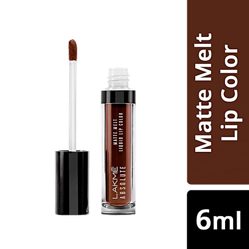 Lakme Absolute Matte Melt Liquid Lip Colour, 6 ml Cocoa Butter 