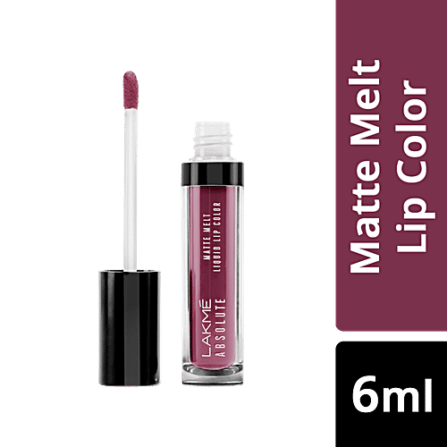 Lakme Absolute Matte Melt Liquid Lip Colour, 6 ml Mauve Mix 