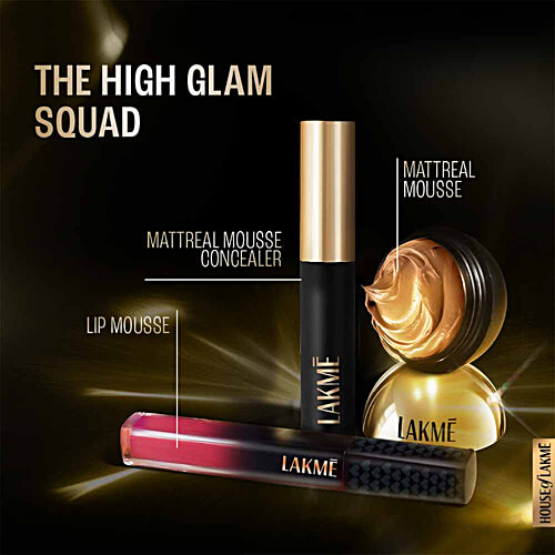 Lakme Xtraordin-airy Mattreal Mousse Concealer, 9 g Natural Conceals dark circles, even skin tone