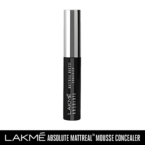 Lakme Absolute Mattreal Mousse Concealer - 04 Caramel, 9 g  