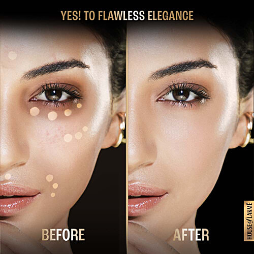 Lakme Xtraordin-airy Mattreal Mousse Concealer, 9 g Caramel Conceals Dark Circles, Even skin tone