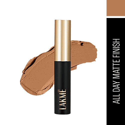 Lakme Xtraordin-airy Mattreal Mousse Concealer, 9 g Caramel Conceals Dark Circles, Even skin tone