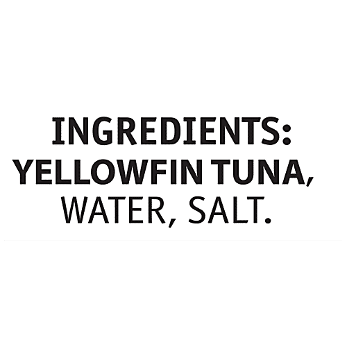 Tasty Nibbles Tuna Chunks - White Meat In Water, Salt Added, 185 g Can Rich in Omega 3