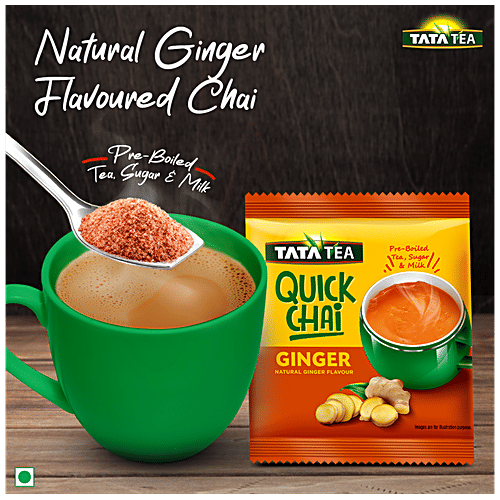 Tata Tea Quick Chai Ginger, 140 g  