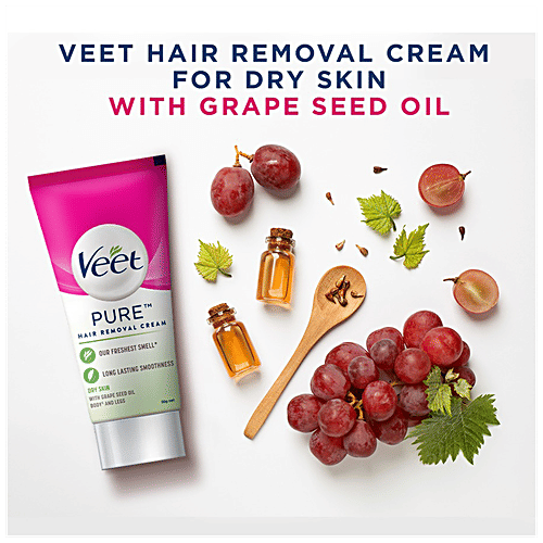 Buy Veet Pure Hair Removal Cream For Women, With No Ammonia Smell, Dry Skin Online at Best