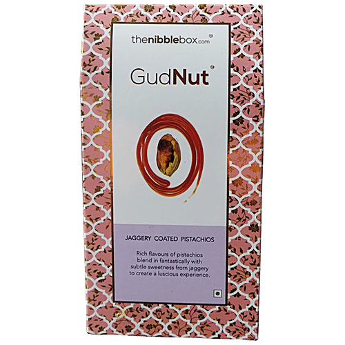 The Nibble Box Jaggery Spiced Pistachios Trail Mix, 80 g Box 
