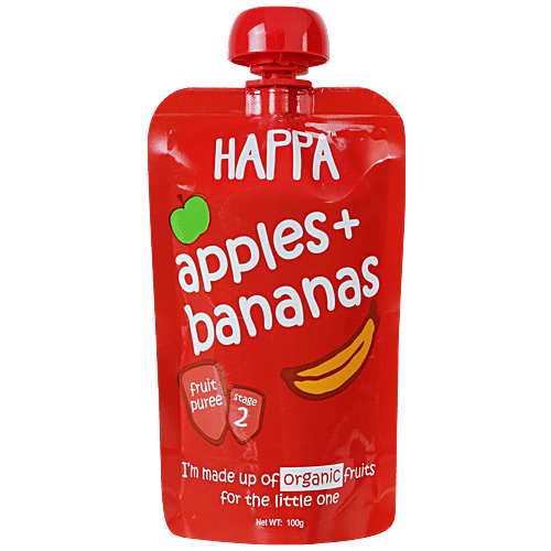 Buy Happa Fruit Puree Apple & Banana Online at Best Price of Rs 99 bigbasket