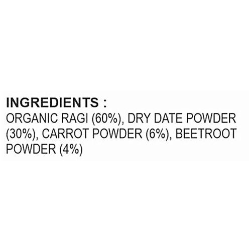 Happa Baby Food - Organic sprouted Ragi, Mango & Banana Porridge Mix, 6 Months+, 200 g Box No Added Additives & Preservatives