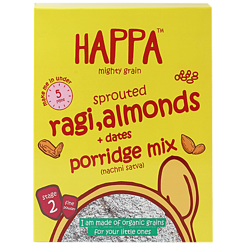 ragi almonds and dates porridge