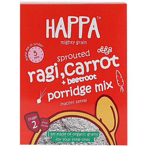 ragi carrot porridge for babies