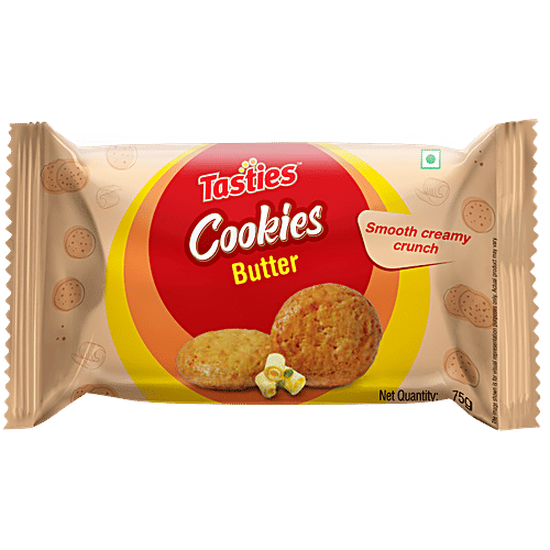 Tasties Butter Cookies, 75 g  Smooth Creamy Crunch
