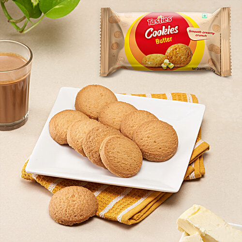 Tasties Butter Cookies, 75 g  Smooth Creamy Crunch