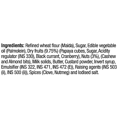 Tasties Fruit Nuts Cookies, 75 g  