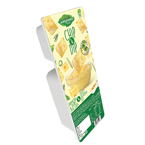 Buy Wingreens Farms Chip N Dip Pamesan & Herbs Pita Chips With Cheesy