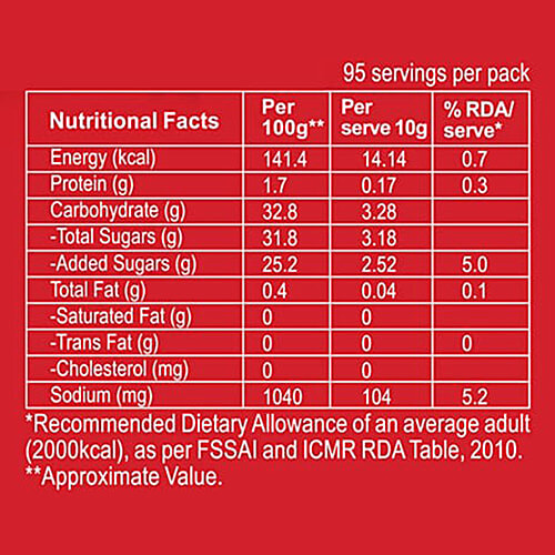 Wingreens Farms Original Recipe Tomato Ketchup, 800 g Pouch 