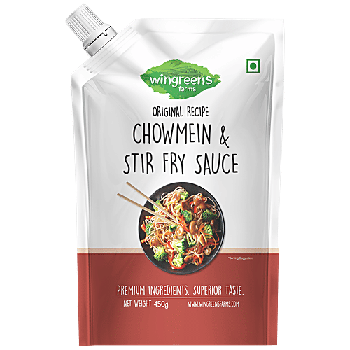 Wingreens Farms Original Recipe - Chowmein & Stir Fry Sauce, 450 g Spout Pouch 