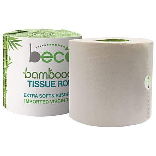Beco Bambooee Toilet Tissue Rolls - 3 Ply, 1 pc (330 Pulls) Eco Friendly