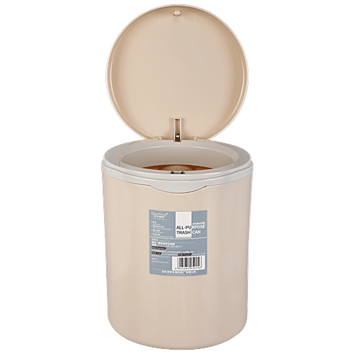 Qiaofeng Plastic Desk Dustbin - Assorted Colour, BB616, 2 L  