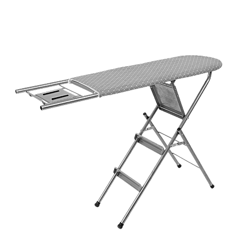 DP Heavy Duty Ironing Board Cum Ladder - Grey, BB1437, 1 pc Height Adjustable Feature