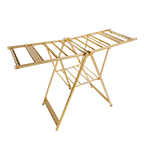 DP Premium Cloth Dryer/Drying Stand - Foldable, Golden, BB 1433, 1 pc  