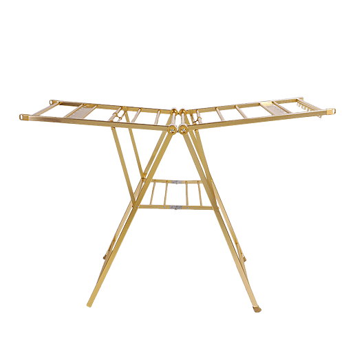 DP Premium Cloth Dryer/Drying Stand - Foldable, Golden, BB 1433, 1 pc  
