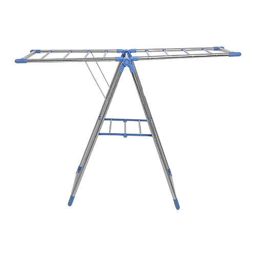 DP Premium Cloth Dryer/Drying Stand - Foldable, Silver, BB1435, 1 pc  