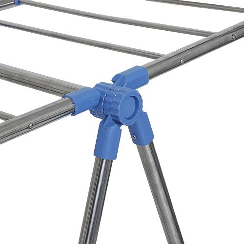 DP Premium Cloth Dryer/Drying Stand - Foldable, Silver, BB1435, 1 pc  