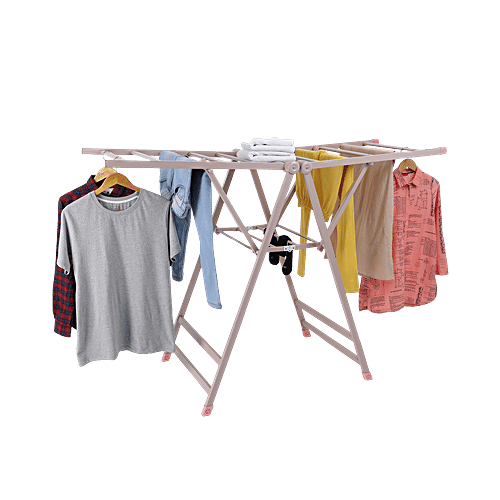 Buy DP Premium Cloth Dryer/Drying Stand - Foldable, Pink, BB 1436 ...